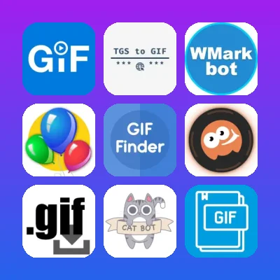 Telegram bots to search and download GIFs