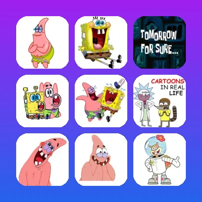 SpongeBob Telegram Stickers