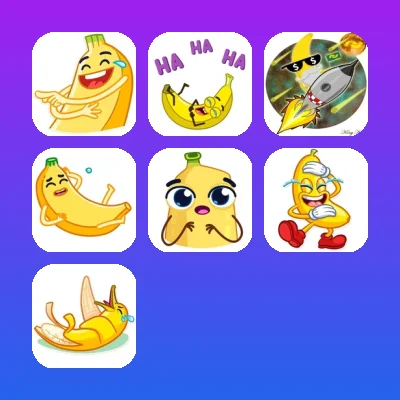 Banana Telegram Stickers