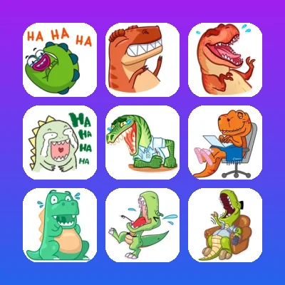 Dinosaurs Telegram Stickers