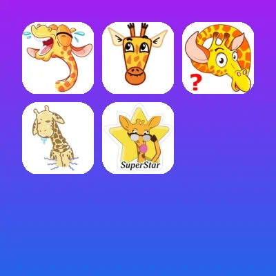 Giraffe Telegram Stickers