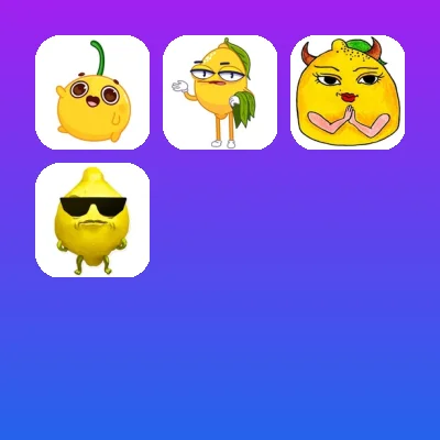Lemon Telegram Stickers