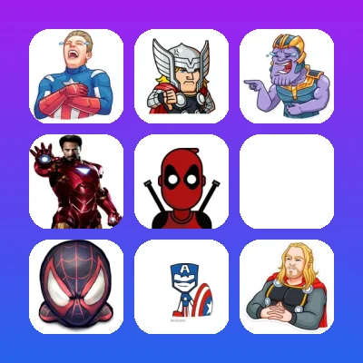 Marvels Telegram Stickers List