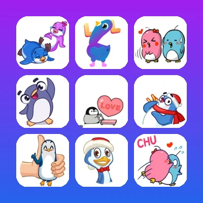 Penguins Telegram Stickers