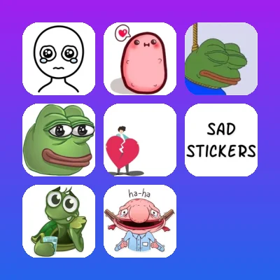 Sad Telegram Stickers