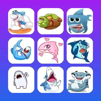 Shark Telegram Stickers
