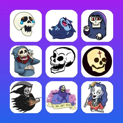 Skull Telegram Stickers