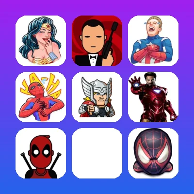 Superhero Telegram Sticker