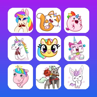 Unicorns Telegram Stickers