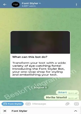 Font Styler preview 3