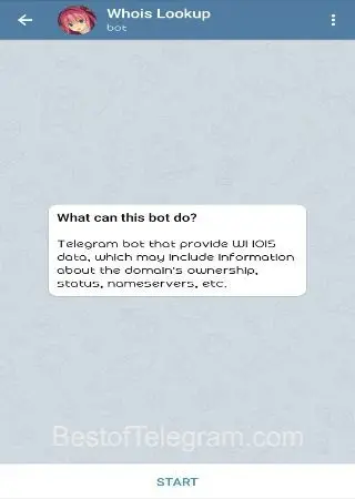 Whois Bot preview 1