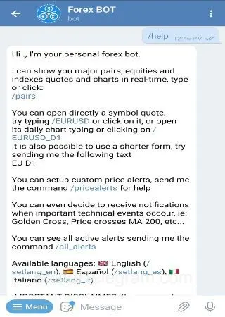 Forex BOT preview 2