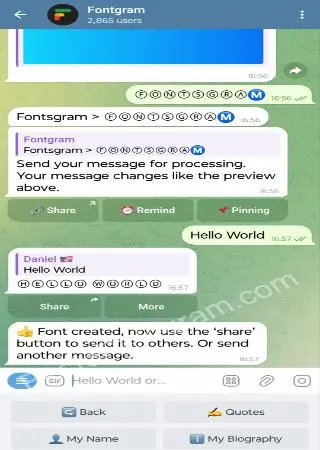 Fontgram preview 3