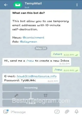 TempMail preview 2