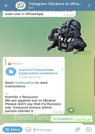 Telegram Stickers to WhatsApp Transfer preview 2