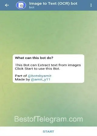 Image to Text (OCR) bot preview 1