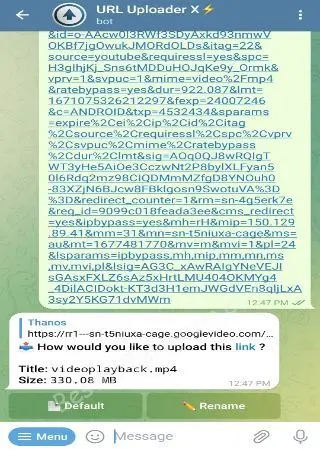 URL Uploader X⚡️ preview 2