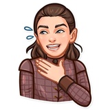 Arya Stark sticker pack