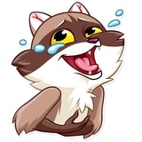 Bandit Raccoon sticker pack