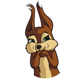 Bella the Squirrel sticker pack