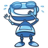 Robo Blues sticker pack