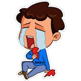 Love breakup fight sticker pack