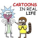 Cartoons In Real Life sticker pack