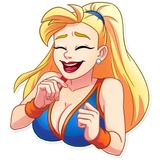 Cheerleader Girl sticker pack