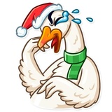Christmas Goose sticker pack