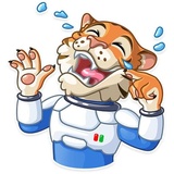 Cosmic Tiger sticker pack