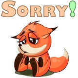 English Fox sticker pack
