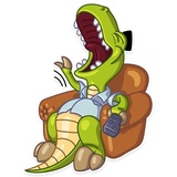 Mr. T Rex sticker pack