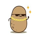 Kawaii Potato sticker pack