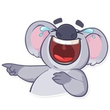 Koala Chuck sticker pack