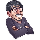 Hideo Kojima sticker pack
