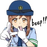 Police Girlfriend Eng sticker pack