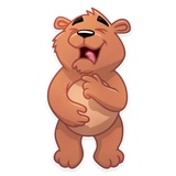 Marty Bearson sticker pack
