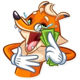 Millionaire Fox sticker pack