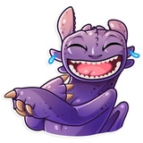 Toothless sticker pack