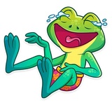 Oliver the Frog sticker pack