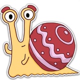 Oscar The Snail sticker pack