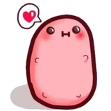 Sad Potato sticker pack