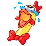 Screaming Chicken sticker pack