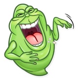 Slimer sticker pack