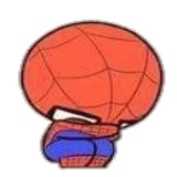 Baby Spiderman sticker pack
