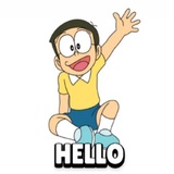 Nobita Doraemon sticker pack