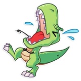 The Almost good Dinosaur sticker pack