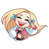Vaper Girl sticker pack