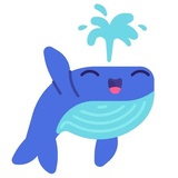 Whale Emoji sticker pack