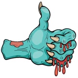 Zombie sticker pack